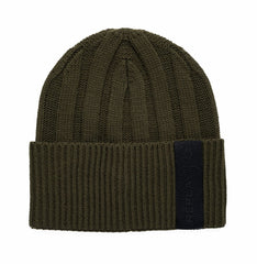 Ribbed Beanie With turn-up