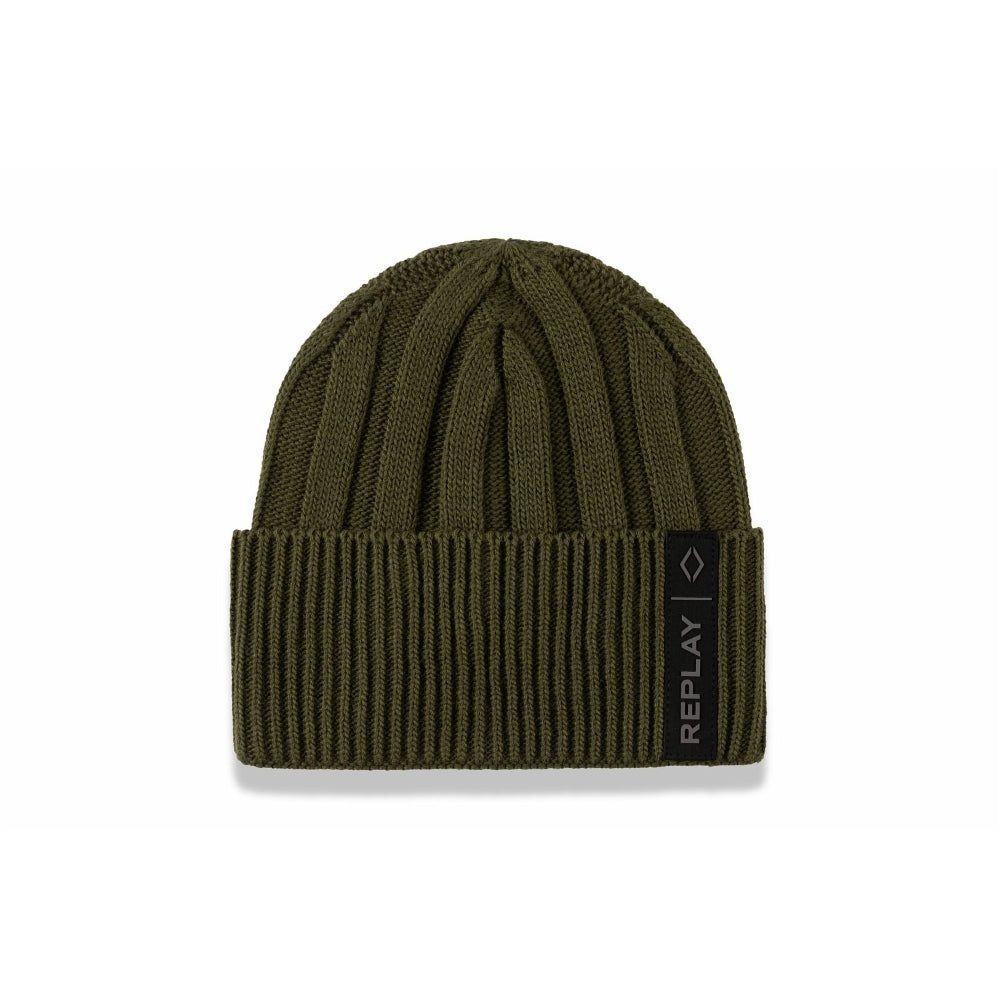 Ribbed Beanie with Turn-up