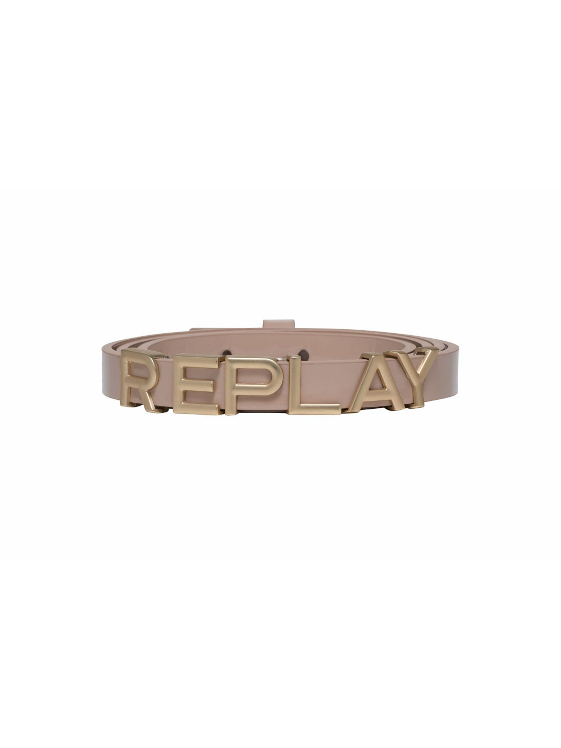 Thin Belt with Lettering