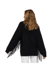 Crewneck Knitwear With Fringes