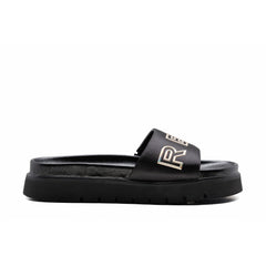 Replay Women's Natural Component Black Slipper