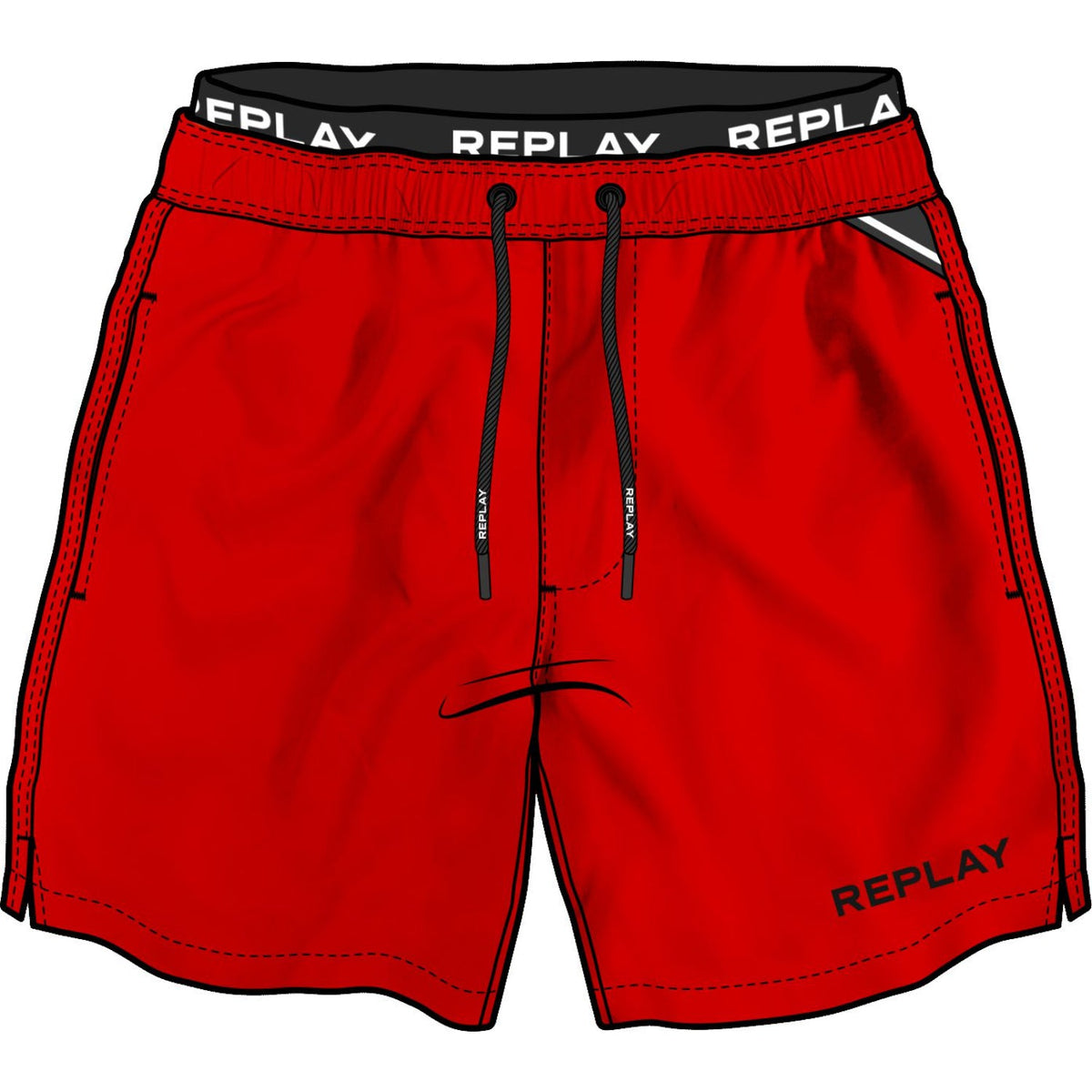 Replay Men's Swimming Trunks with Print
