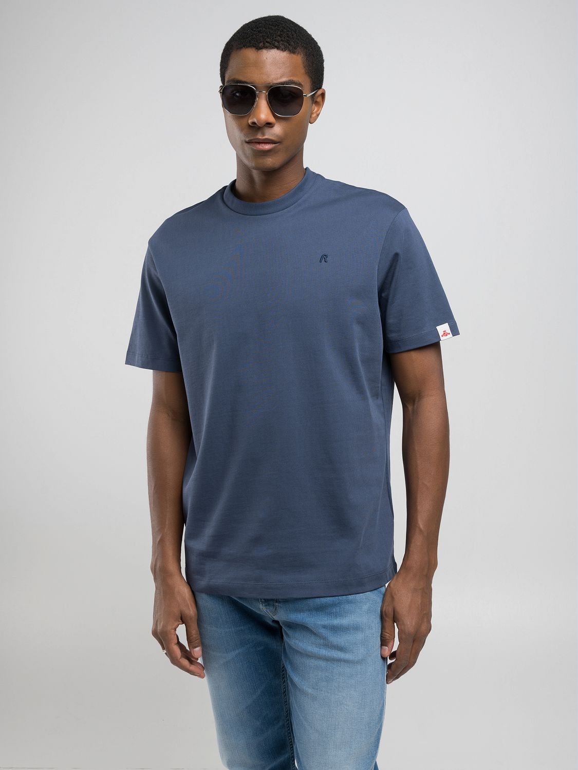 Rlaxed-Fit T-shirt with Emboroidery