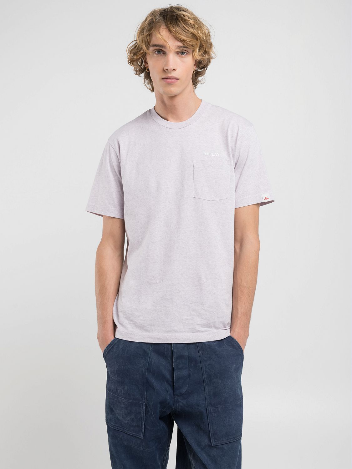 Regular-Fit T-shirt with Breast Pocket