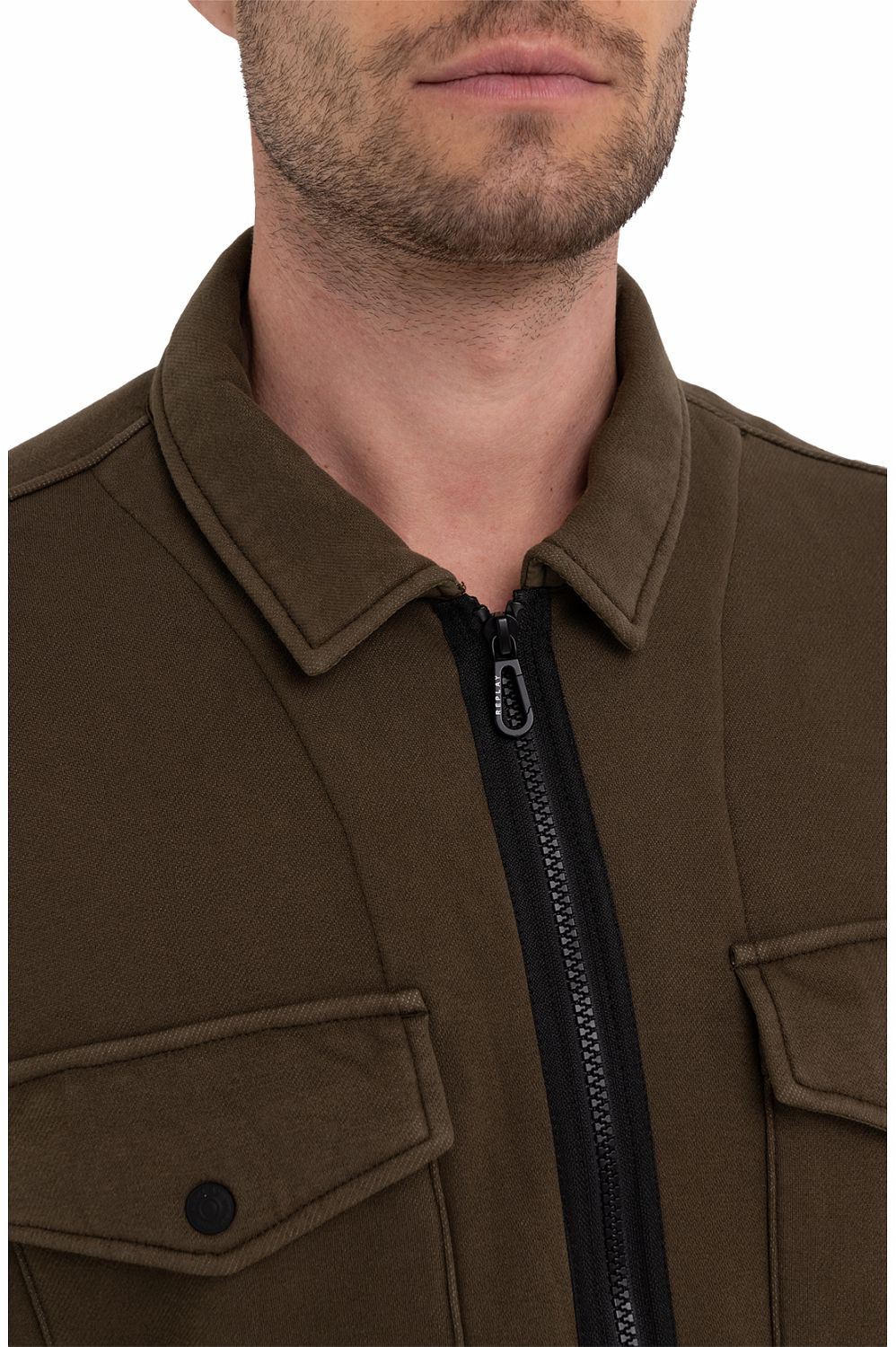 Fleece Shirt With Zipper