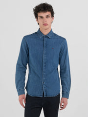 Slim-Fit Denim Shirt