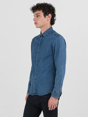 Slim-Fit Denim Shirt