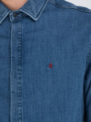 Slim-Fit Denim Shirt