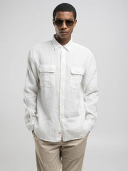 Regular-Fit Linen Shirt
