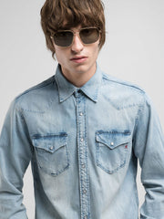 Western Shirt with R Embroidery