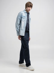 Western Shirt with R Embroidery