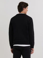 Crewneck Sweatshirt in Cotton Piqué
