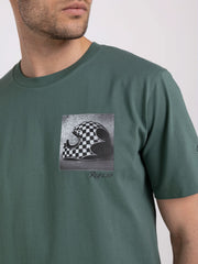 T-shirt with Motorcycles Print