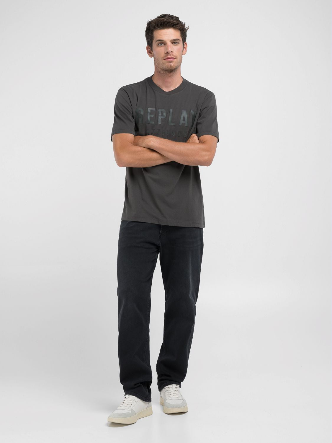Jersey T-shirt With Lettering