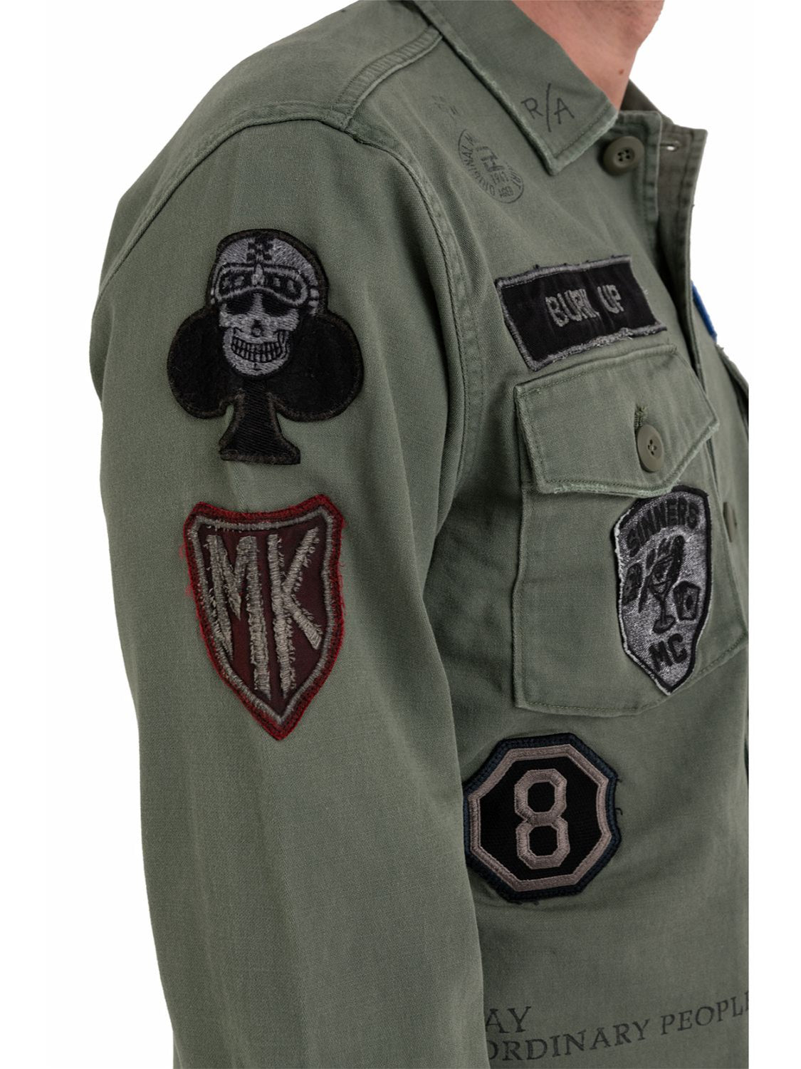 Army Shirt with Appliques