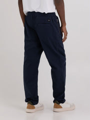 Poplin Jogger Trousers with Zipper