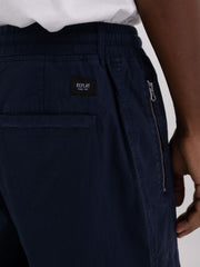 Poplin Jogger Trousers with Zipper