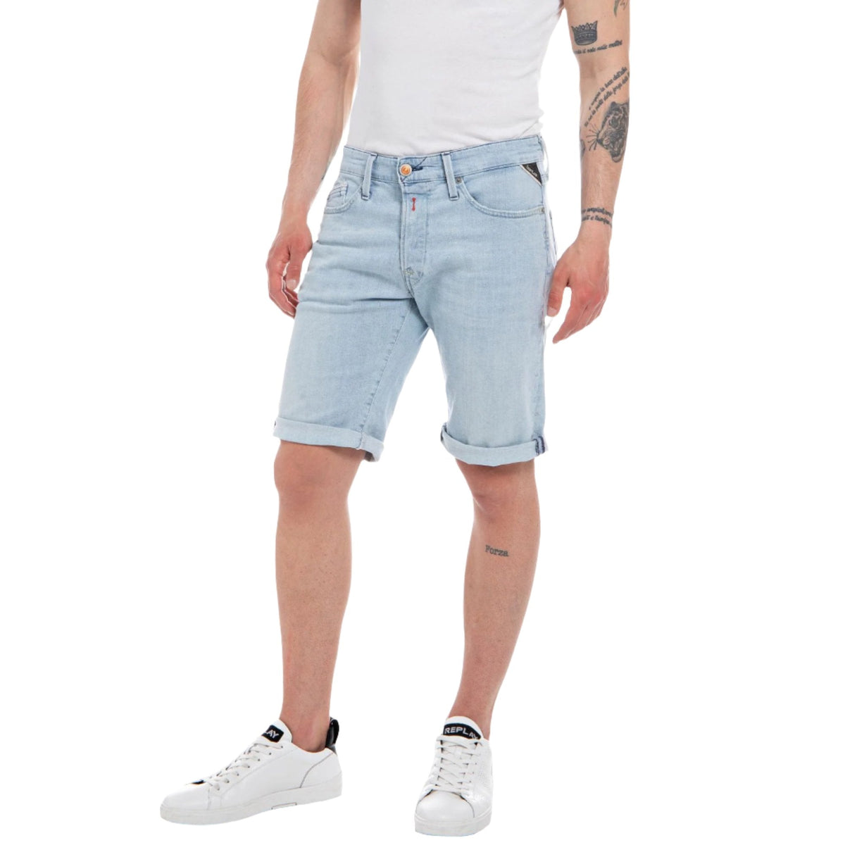 Regular Fit Waitom Shorts in Denim