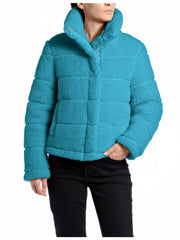 Reversible Jacket in Nylon and Sherpa
