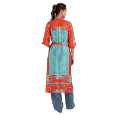 Replay Women's Long Shirt-dress with All-over Print