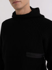 Recycled Wool sweater with Hood