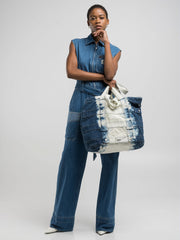 Relaxed-Fit Denim Jumpsuit