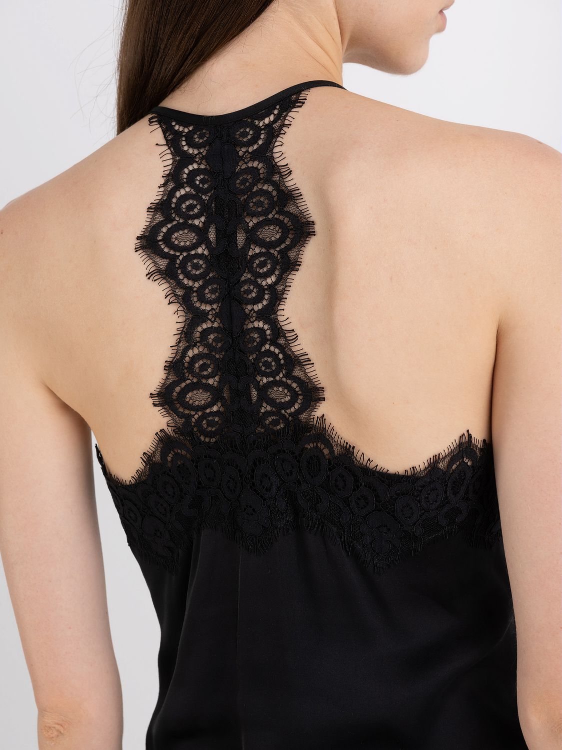 Viscose Top with Lace