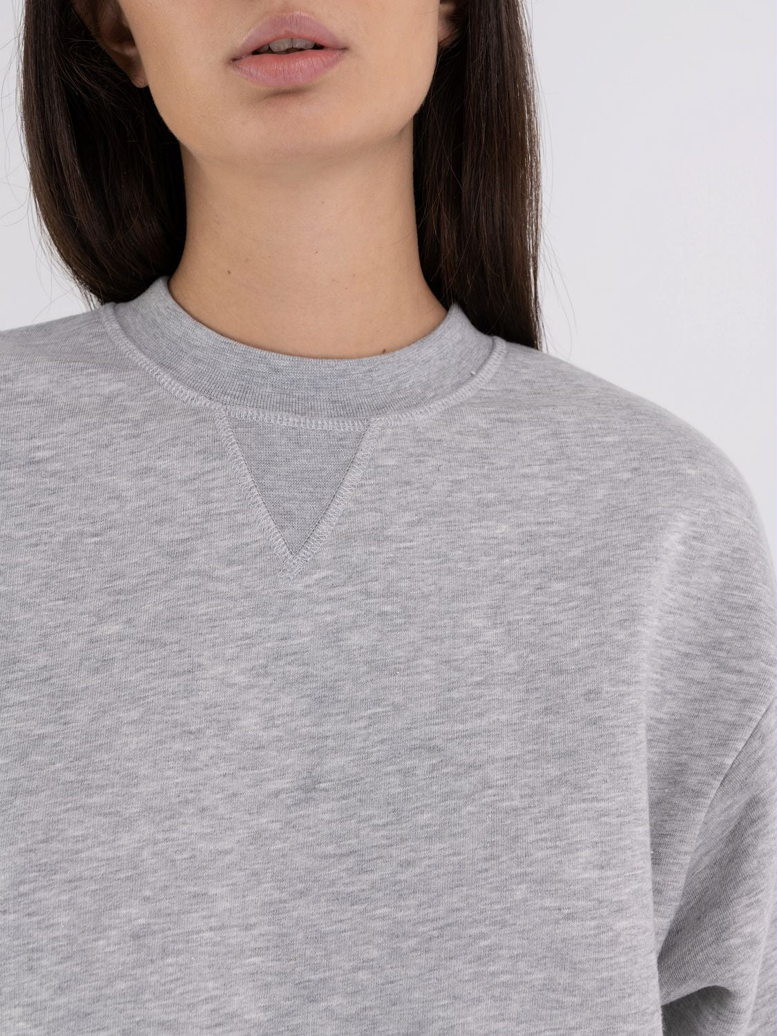 Cropped Sweatshirt with Print