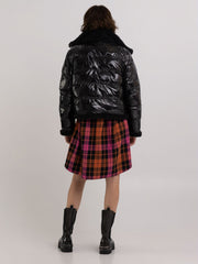 Reversible Jacket in Nylon and Sherpa