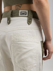 Color-Block Comfort-Fit Trousers