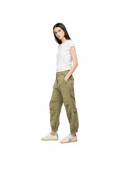 High Waist Tapered Led Pant Lichen Green