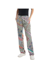 All Over Printed Viscose Satin Pant