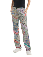 All Over Printed Viscose Satin Pant