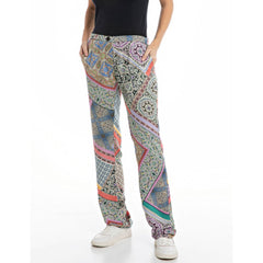 All Over Printed Viscose Satin Pant