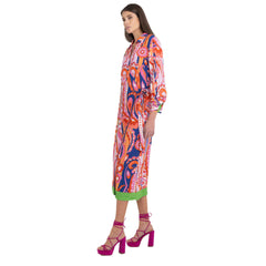 Replay Women's Viscose Shirt-dress with All-over Print