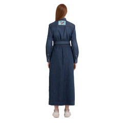 Replay Women's Long Shirt-dress in Denim