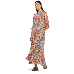 Replay Women's Crepe Dress With Foliage Print