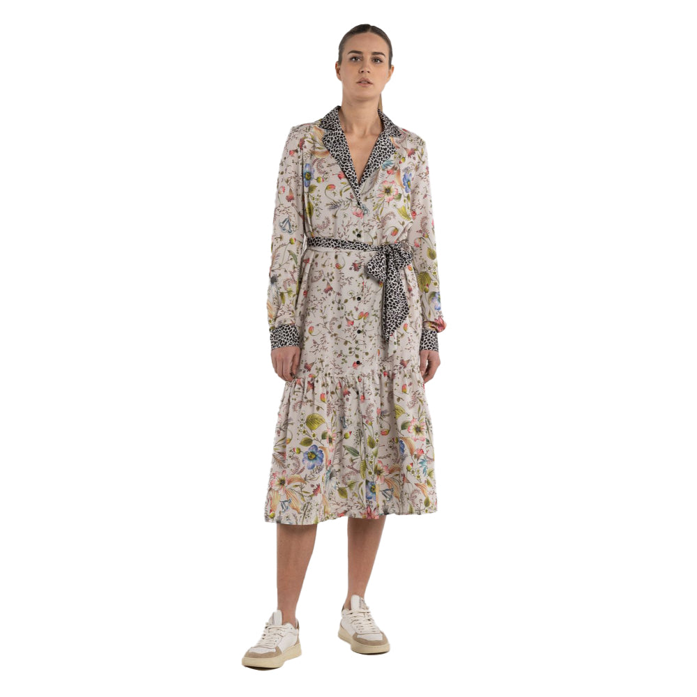 Replay Women's Mix All Over Printed Poly Sati