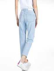 Cropped Straight High Rise Jeans